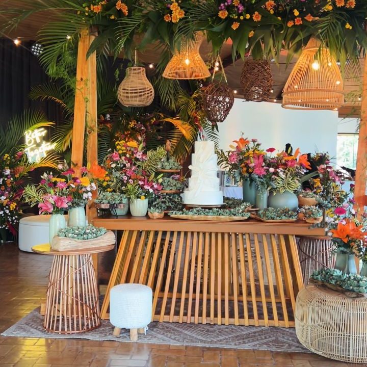 Evento decorado pela Cunha Festas
