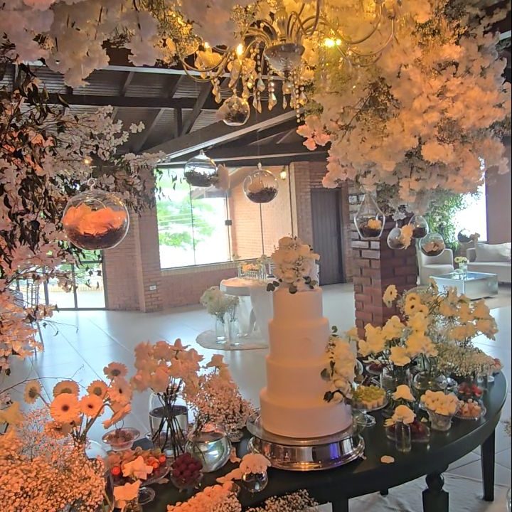 Evento decorado pela Cunha Festas